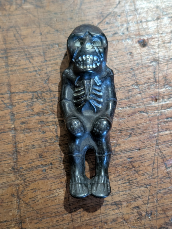 Antique Chinese Hongshan Culture Carved Meteorite Skeleton - Image 4