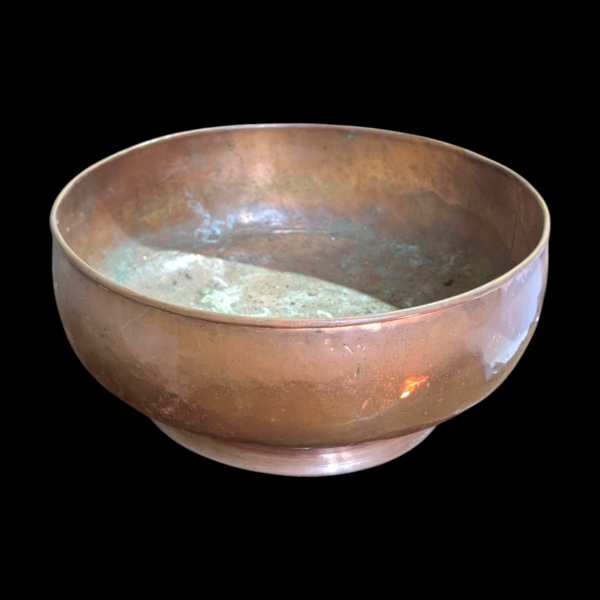 Large Copper Fruit Bowl - Image 2