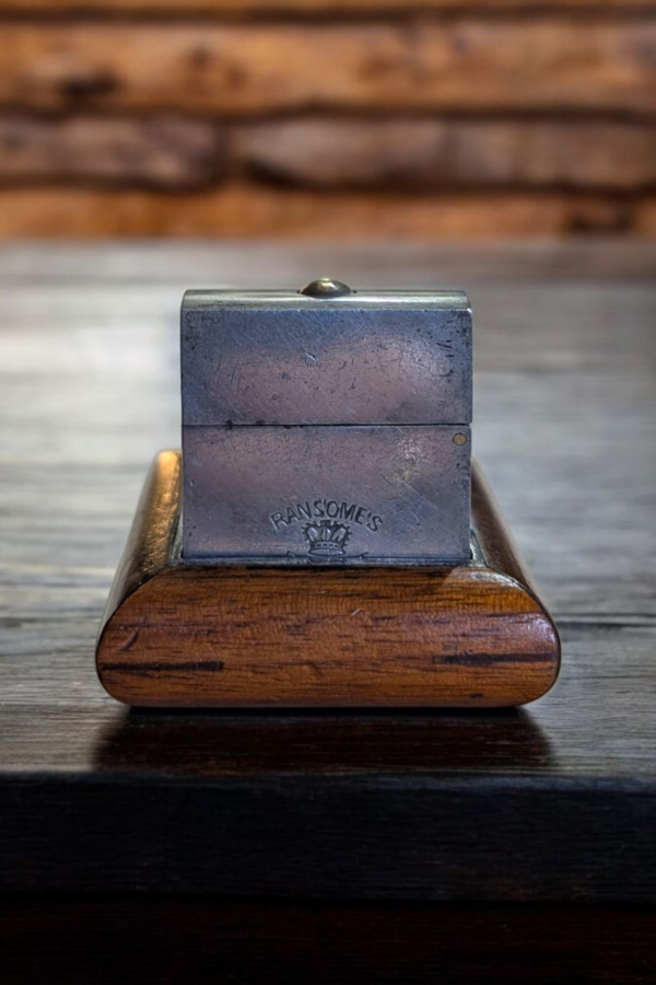 Victorian Inkwell On Walnut Stand - Image 4