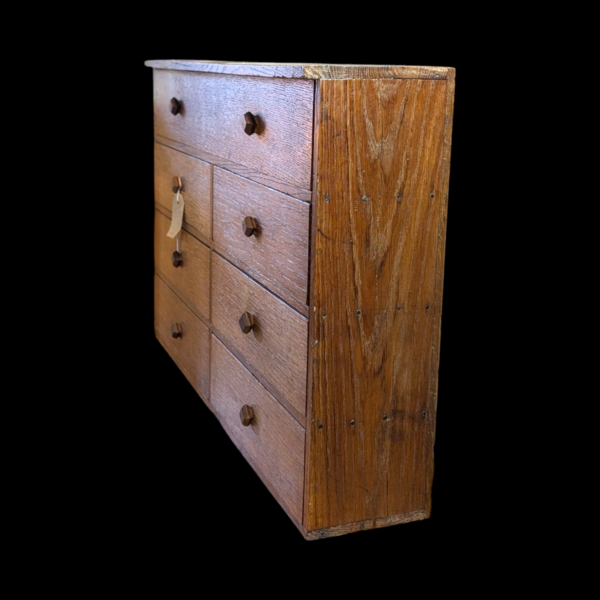 Antique Oak Bank Of Drawers - Image 2