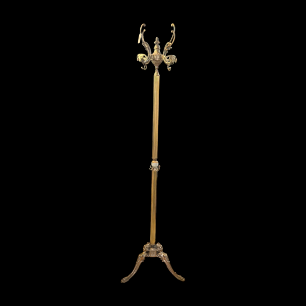 Vintage Italian Brass & Onyx Coat Stand - Image 3