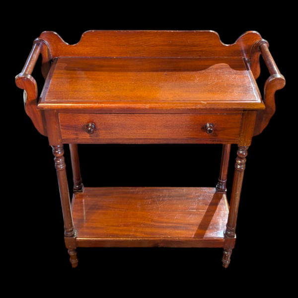 Vintage Cherry Wood Console Table