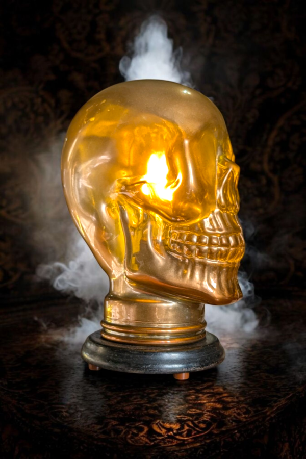 Glass Skull Lamp - Image 2