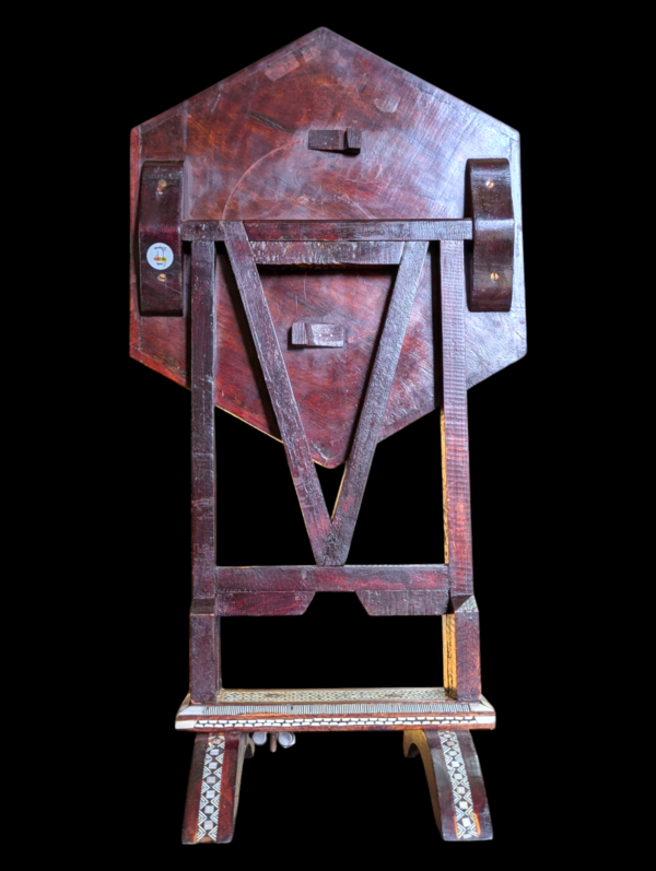 19th Century Moorish Tilt Top Table Inlaid With Mother Of Pearl Abalone & Bone - Image 4