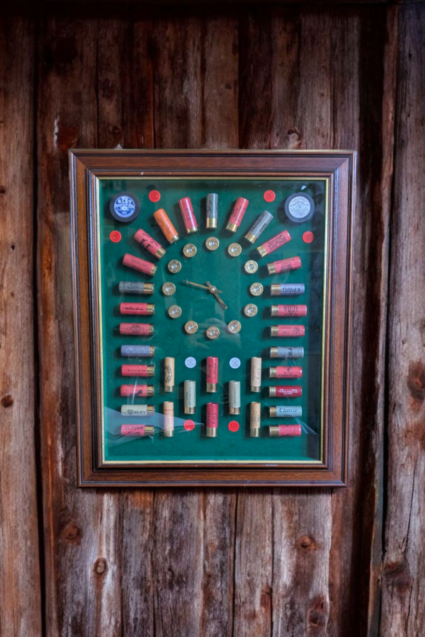 Framed Sporting Cartridge Display Wall Mounted Timepiece Clock - Image 3