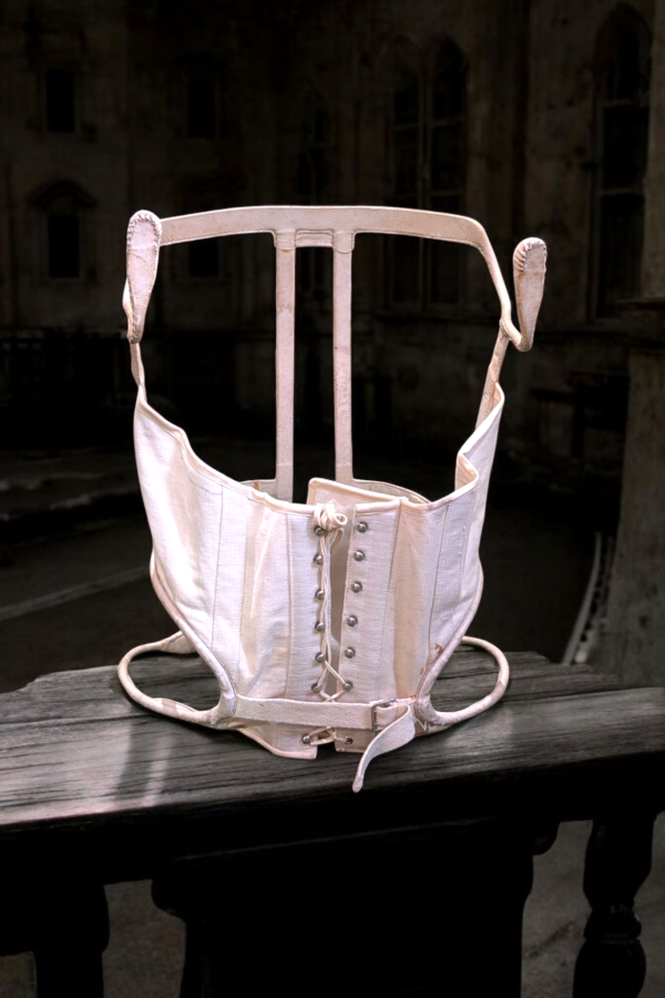 Antique Orthopaedic Scoliosis Back Brace – Early 20th Century Medical Curio - Image 4