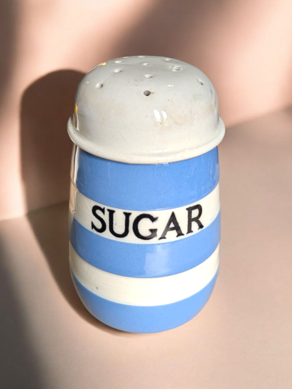 T.G. Green & Co Cornishware Sugar Sifter - Early Green Shield Backstamp - Image 3