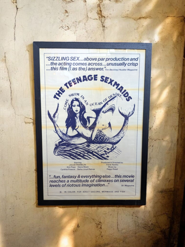 Original 1970s ‘The Teenage Sexmaids’ Adult Film Poster – Framed - Image 2