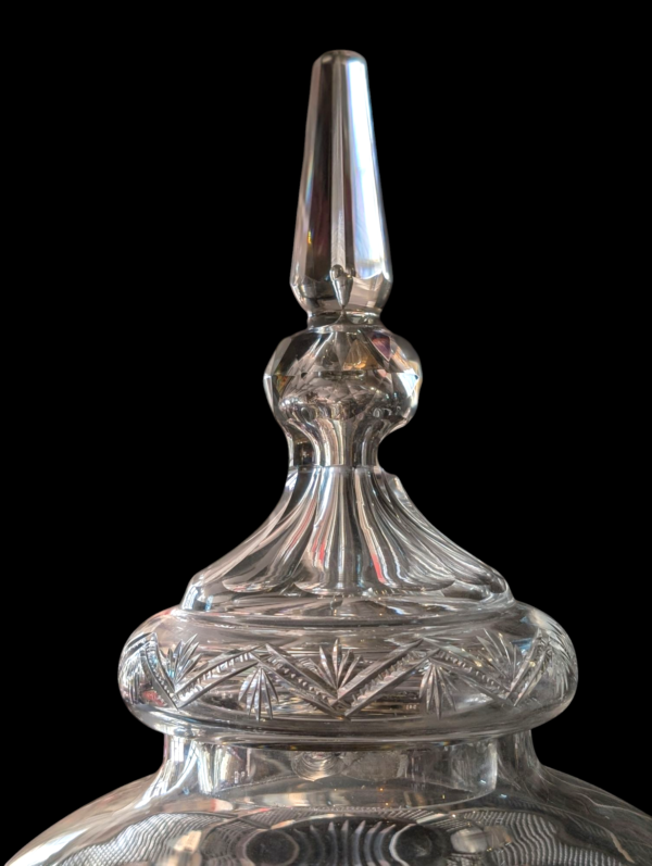 Antique Cut Glass Drinks Dispenser with Original Stopper and Tap - Image 3