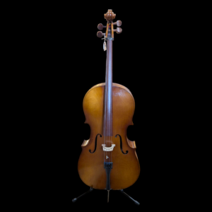 Vintage Czech Full-Size Cello with Bow and Case – Rich Warm Tone
