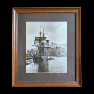 Framed Vintage Photograph Of The 'Opal Of Whitby' 1981