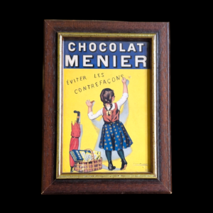 French Chocolate Framed Advertisement