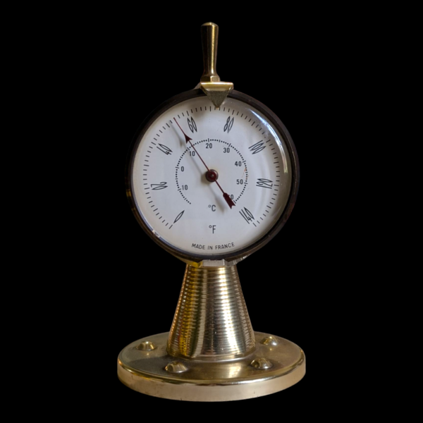 Brass Ship Desk Thermometer - Image 2