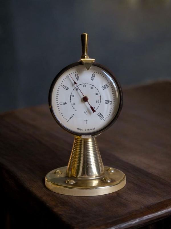 Brass Ship Desk Thermometer - Image 3