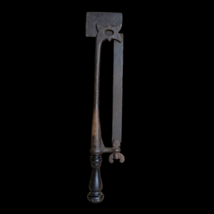 Rare Late 18th Century Stag Hunting Saw with Integrated Hide Scraper