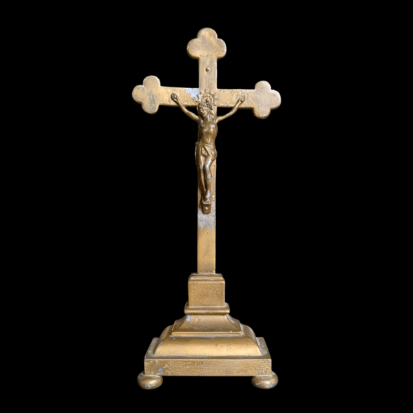 Antique Brass Crucifix