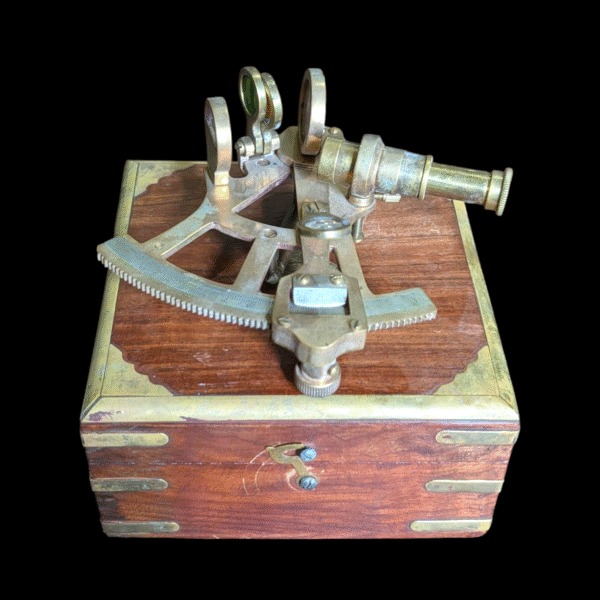 Boxed Brass Stanley Sextant - Image 3