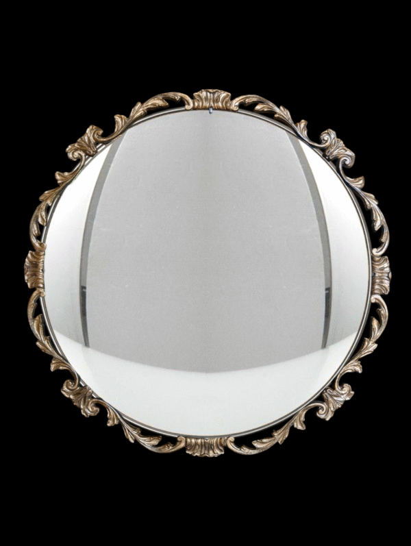 Mid-Century Gilt Framed Astonia Convex Mirror - Image 3
