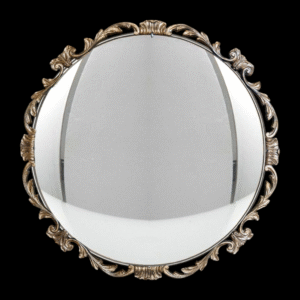 Mid-Century Gilt Framed Astonia Convex Mirror