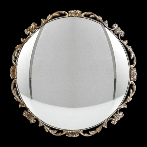 Mid-Century Gilt Framed Astonia Convex Mirror