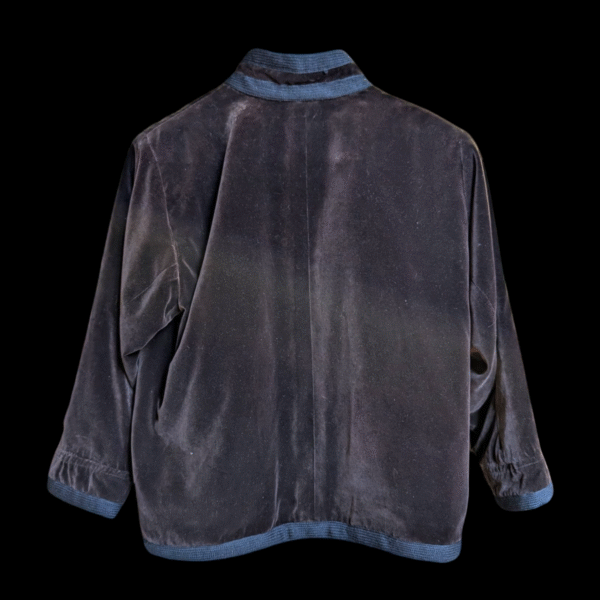 Vintage Yves Saint Laurent 1970's Velvet Jacket - Size 42 - Image 4