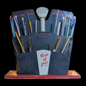 Vintage AERO Knitting Needle Shop Display Stand – Abel Morrall Ltd, Redditch