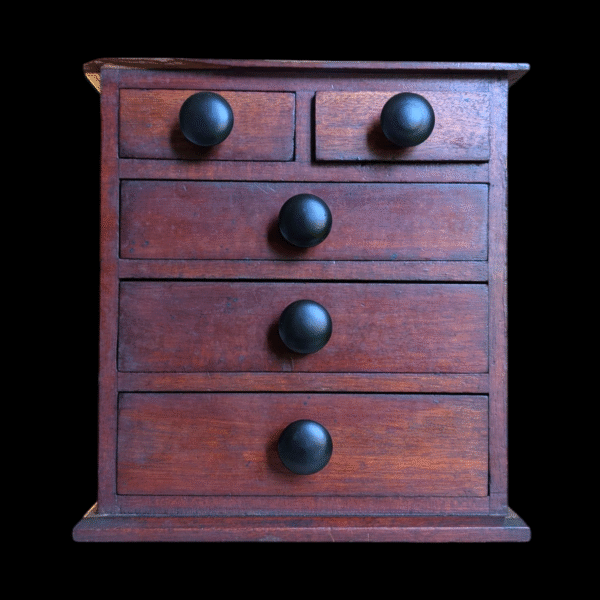 19th Century Mahogany Apprentice Chest of Drawers - Image 2