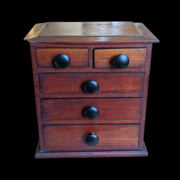 19th Century Mahogany Apprentice Chest of Drawers - Image 3