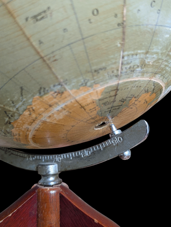 1950s Philips Globe on Tripod Base – Mid Century Educational Display - Image 3
