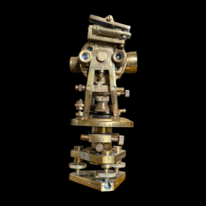 Antique 19th Century Brass Surveyor's Theodolite Copy