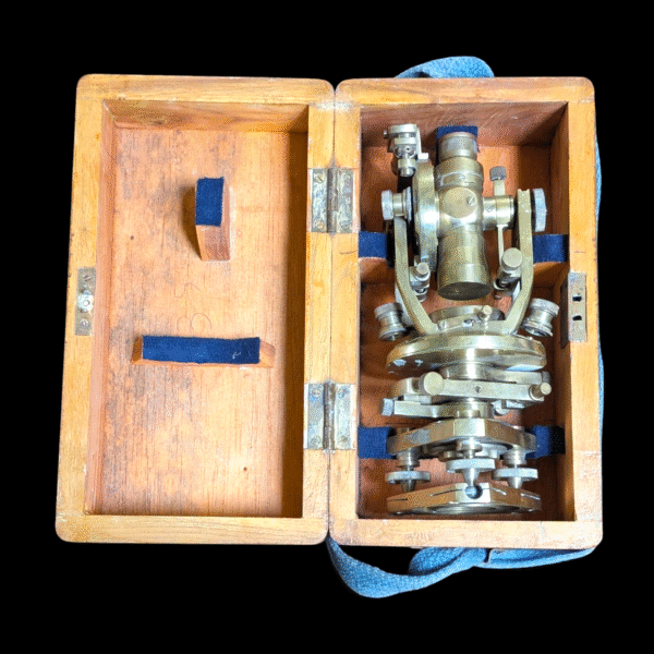 Antique 19th Century Brass Surveyor's Theodolite Copy - Image 5
