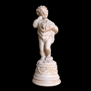 Alabaster Putti Sculpture