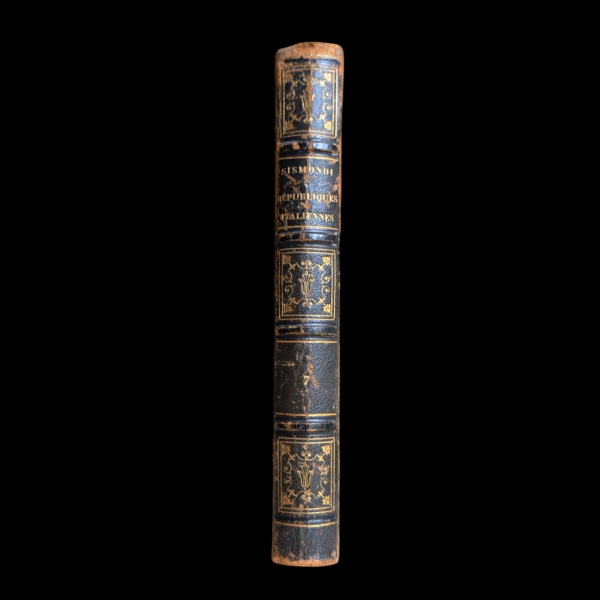Histoire des Républiques Italiennes du Moyen Âge – Tome VII (1840) by J.C.L. Simonde de Sismondi | Antique French Edition - Image 2
