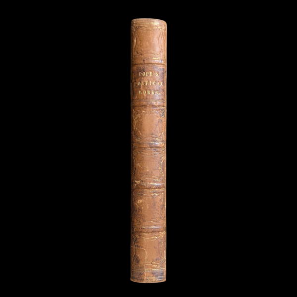 The Poetical Works of Alexander Pope – 1839 Leather-Bound Edition Edited by Rev. H. F. Cary