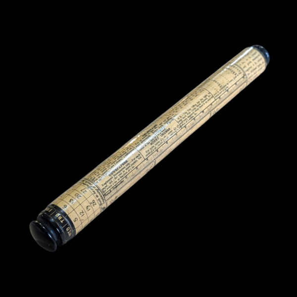 Late 19th Century Victorian Scottish Mauchline Ware Perpetual Calendar – Rothbury, Northumberland