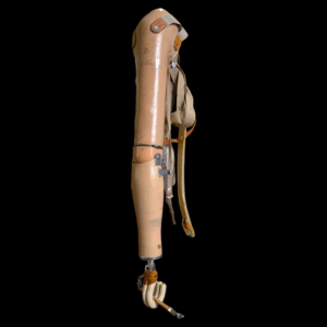 Rare Mechanical Prosthetic Arm with Interchangeable Hand – Fully Articulated with Harness