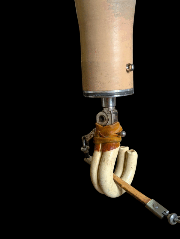 Rare Mechanical Prosthetic Arm with Interchangeable Hand – Fully Articulated with Harness - Image 2