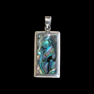 Sterling Silver & Abalone Pendant