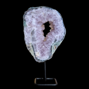 Large Amethyst Slice On Stand