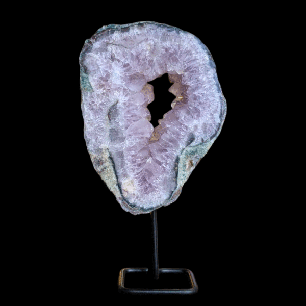 Large Amethyst Slice On Stand