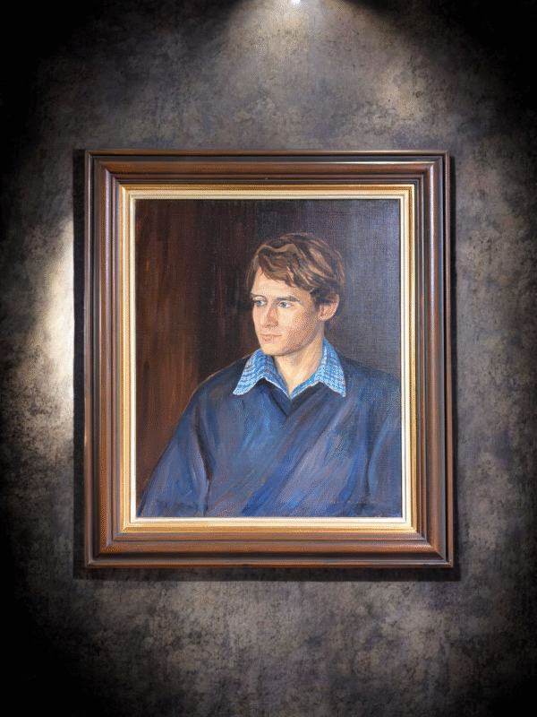 1986 Signed Oil Portrait by Jean Alexander – Christopher Robson - Image 5