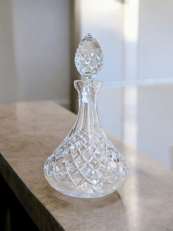 Cut Crystal Ships Decanter - Image 2