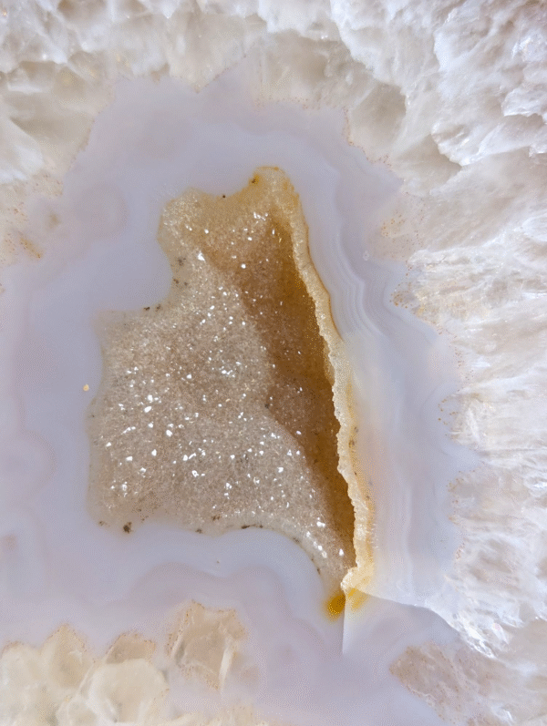 Large Agate Slice On Stand - Image 3