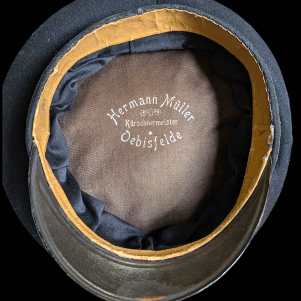 WW2 German Officers Pleated Cap - Image 3