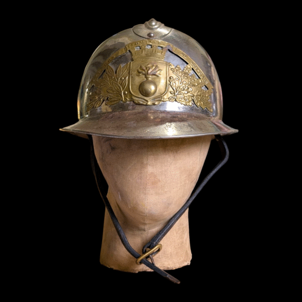 Vintage French Fireman's Helmet