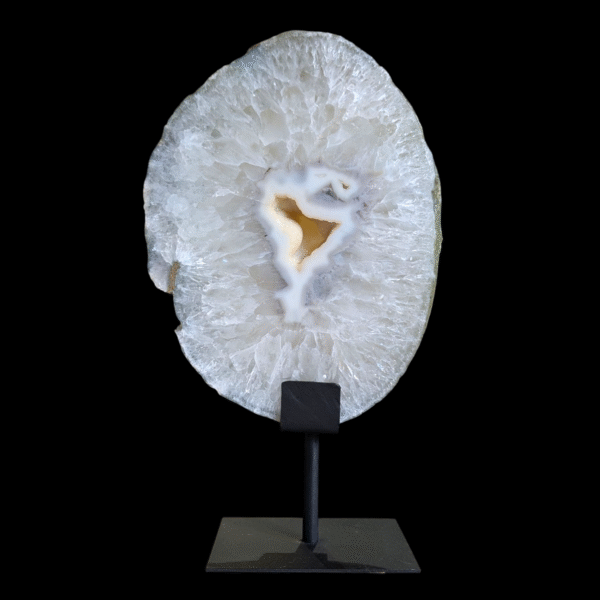 Large Agate Slice On Stand