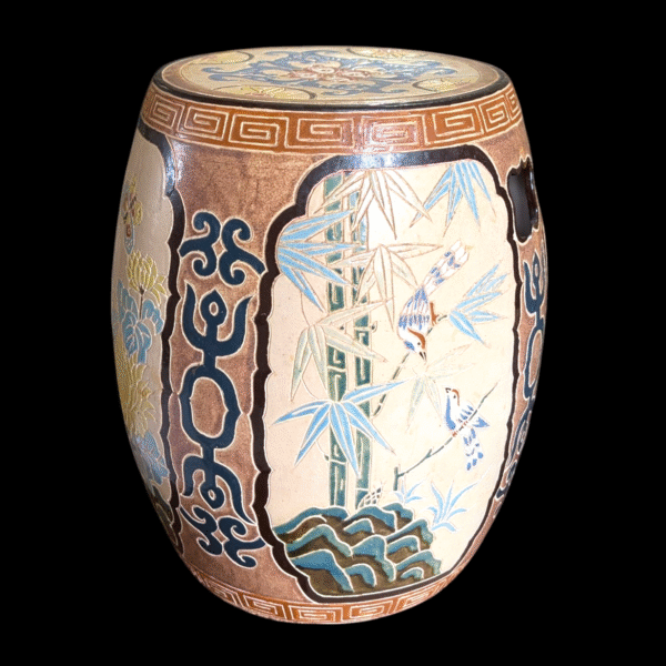 Oriental Ceramic Garden Stool - Image 3