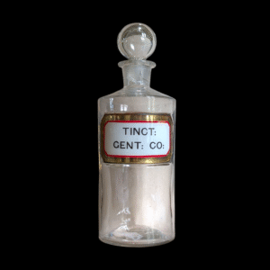 Victorian Tinct: Gent: Co Apothecary Bottle