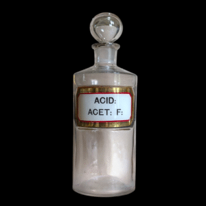 Victorian Acid: Acet: F Apothecary Bottle
