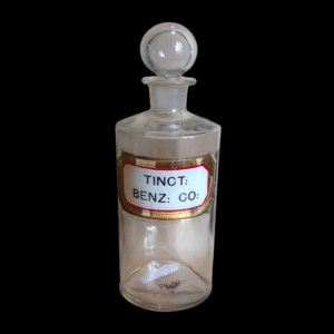 Victorian Tinct: Benz: Co Apothecary Bottle